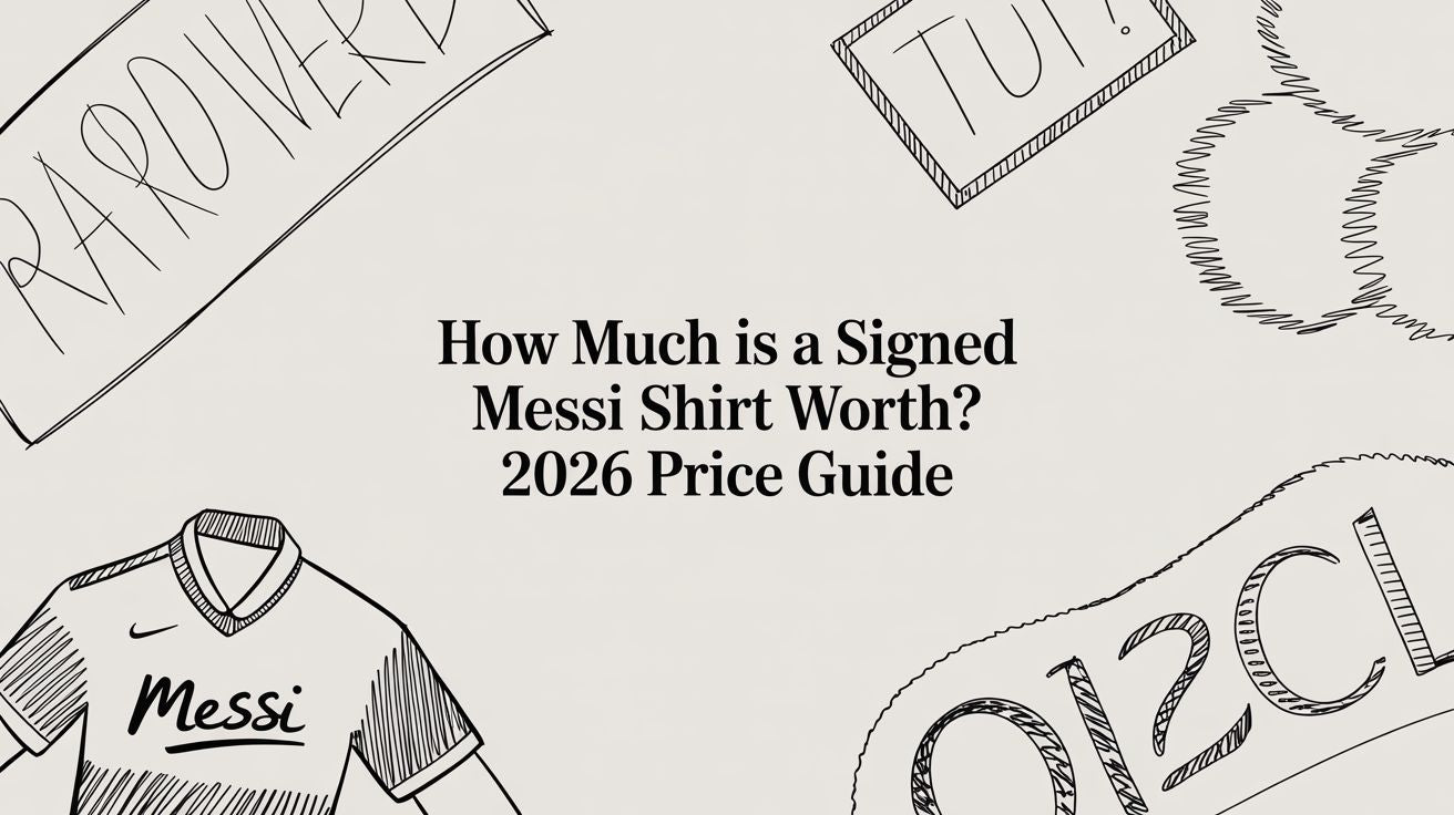 How Much Is a Signed Messi Shirt Worth? 2026 Price Guide