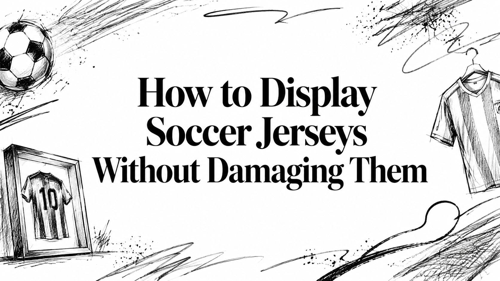 How to Display Soccer Jerseys Without Damaging Them