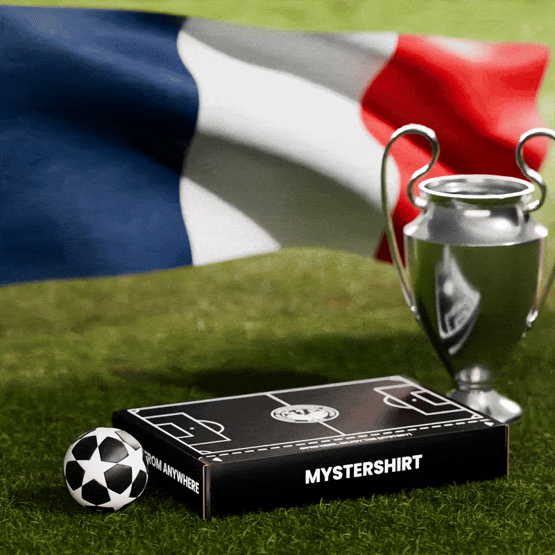 European Football Shirt Mystery Box - Team Paris voetbaltenues Mystershirt