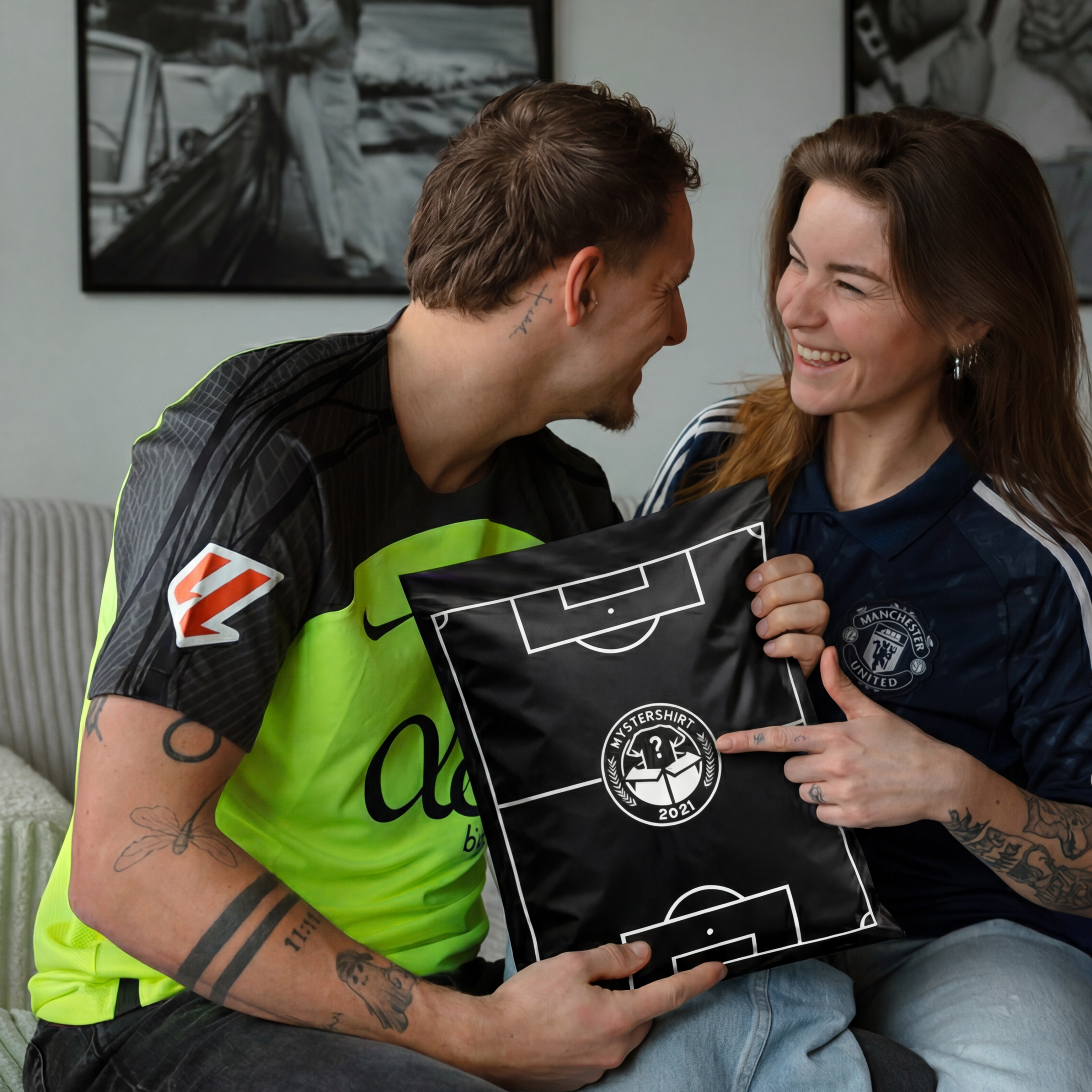 Mystery Football Shirt Bag voetbaltenues Mystershirt