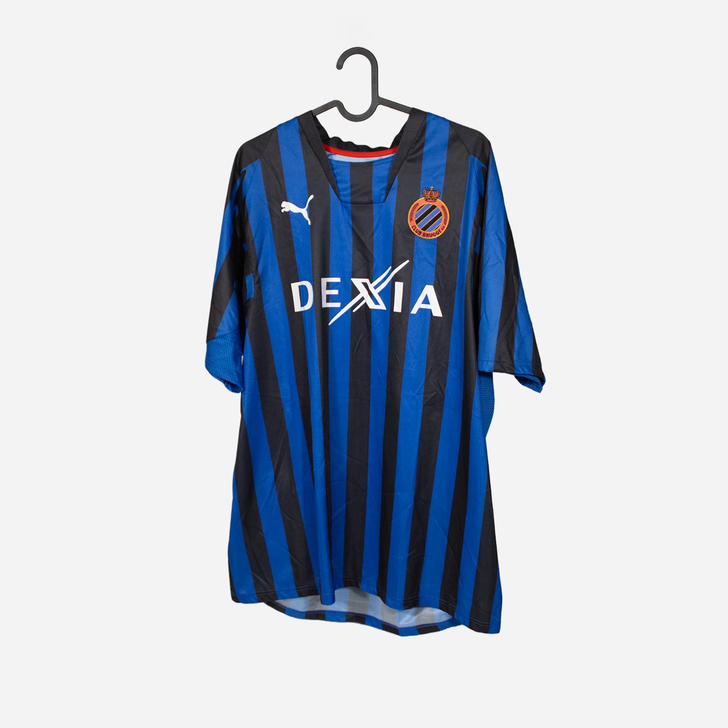 Club Brugge 2007-08 Home Shirt – Signed - Sonck #10 voetbaltenues Mystershirt