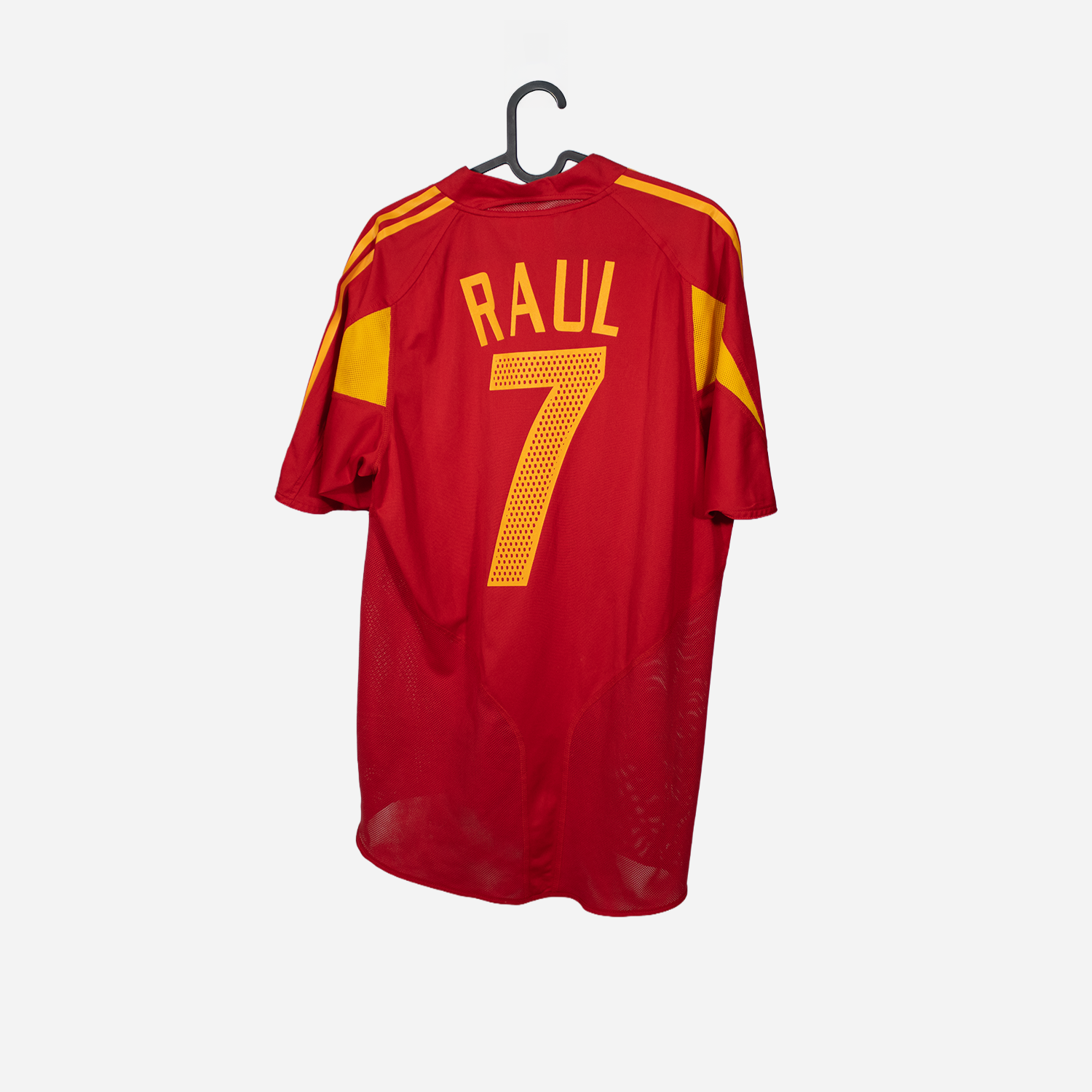 Spain 2004 Home Shirt – Raúl #7 voetbaltenues Mystershirt
