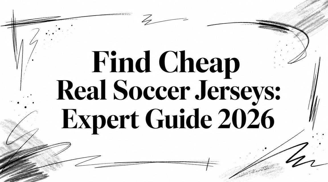 Find Cheap Real Soccer Jerseys: Expert Guide 2026