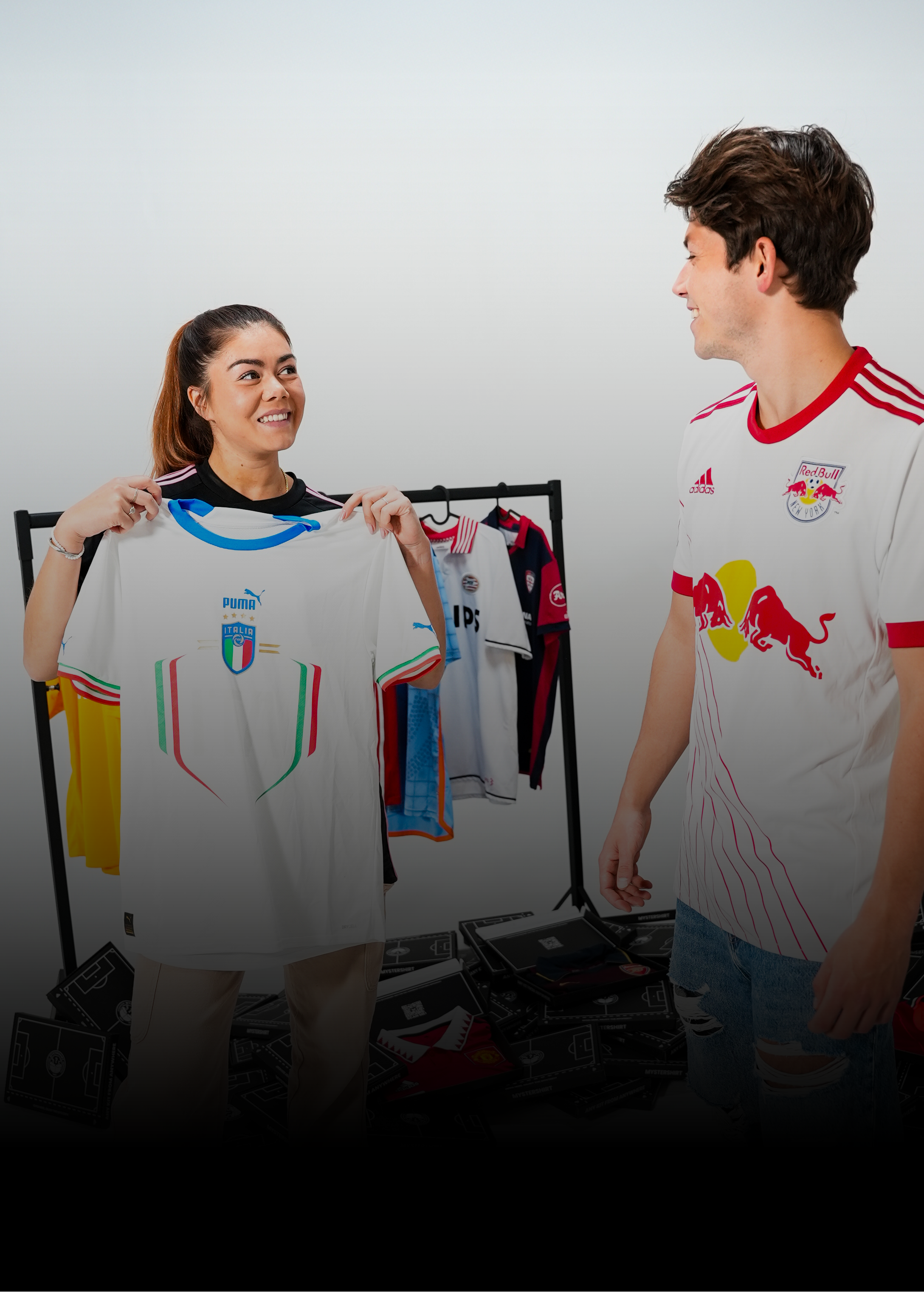 Football shirts were overpriced. <strong>We broke the game.</strong>