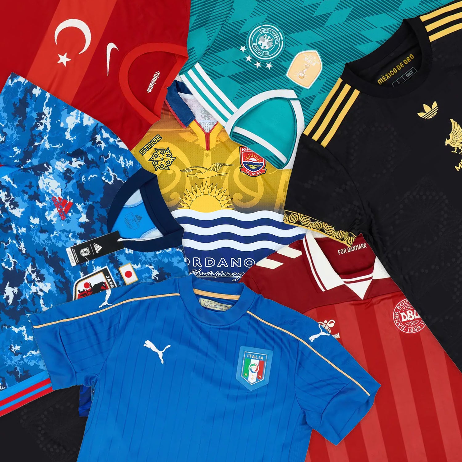 Internationales Team Fußball Trikot Mystery Box
