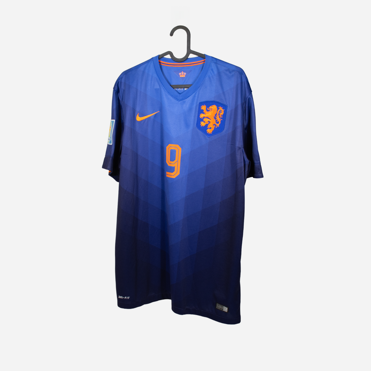 Maillot Domicile Pays-Bas Coupe Du Monde 2014 - Numéro 9 Van Persie, Taille M, Occasion Nike