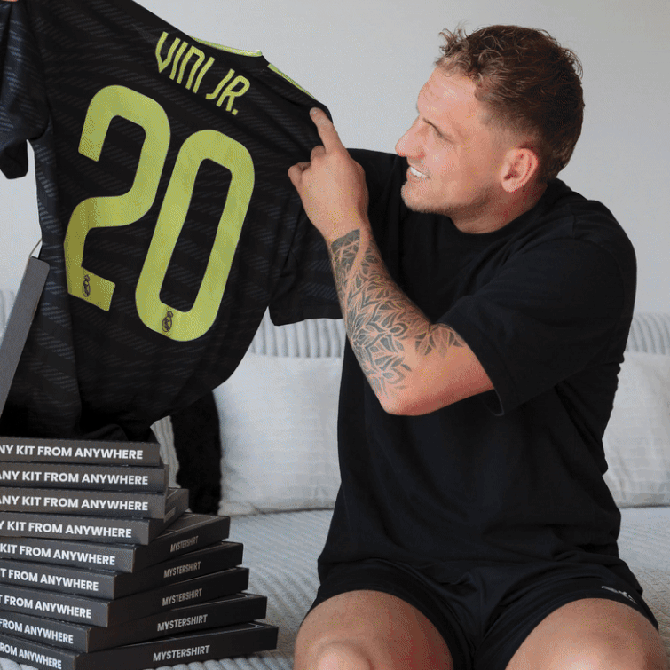 Premium Football Shirt with Name and Number Mystery Box Mystershirt