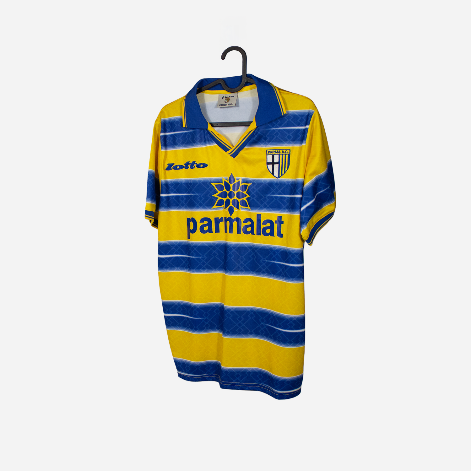 Parma 1999–00 Home Shirt - Adriano #9 voetbaltenues Mystershirt